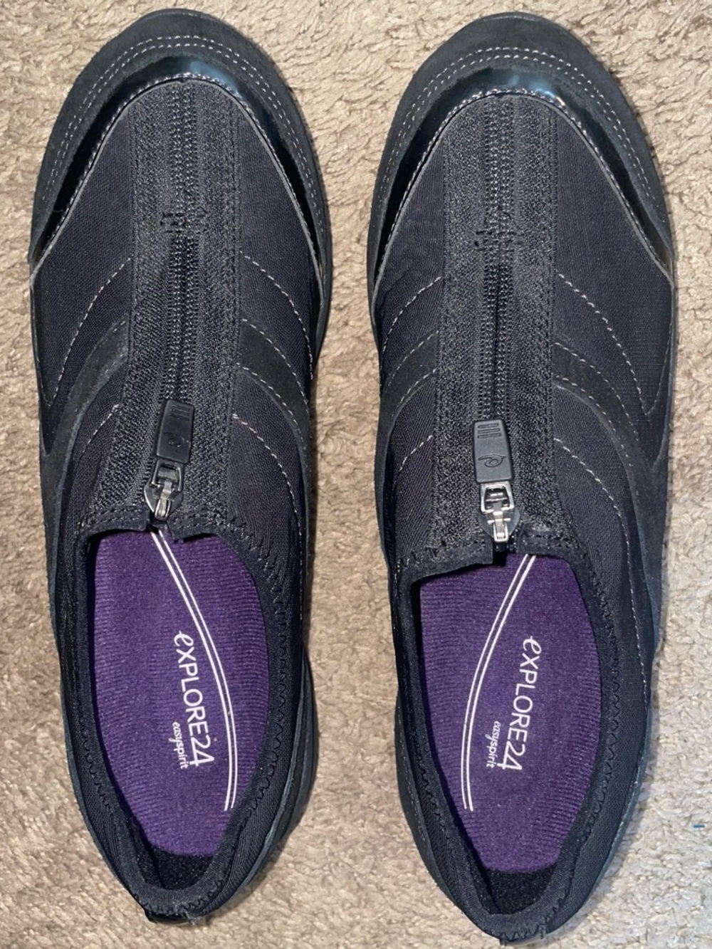 NWOB-Easy Spirit Women’s Black Explore24 Esellicott Performance Athletic Shoes